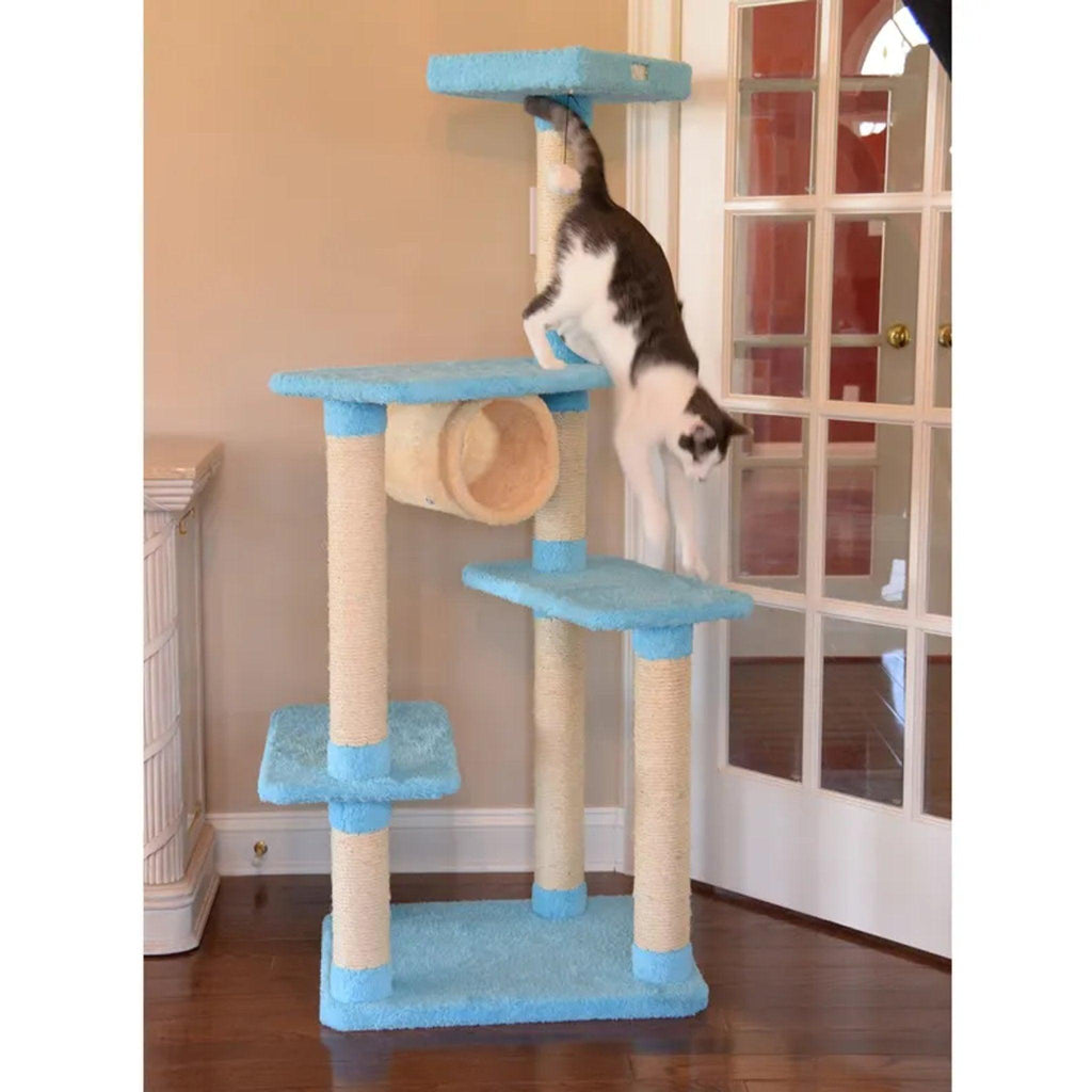 Armarkat Premium Skyblue Cat Climber - Real Wood Jungle Tree